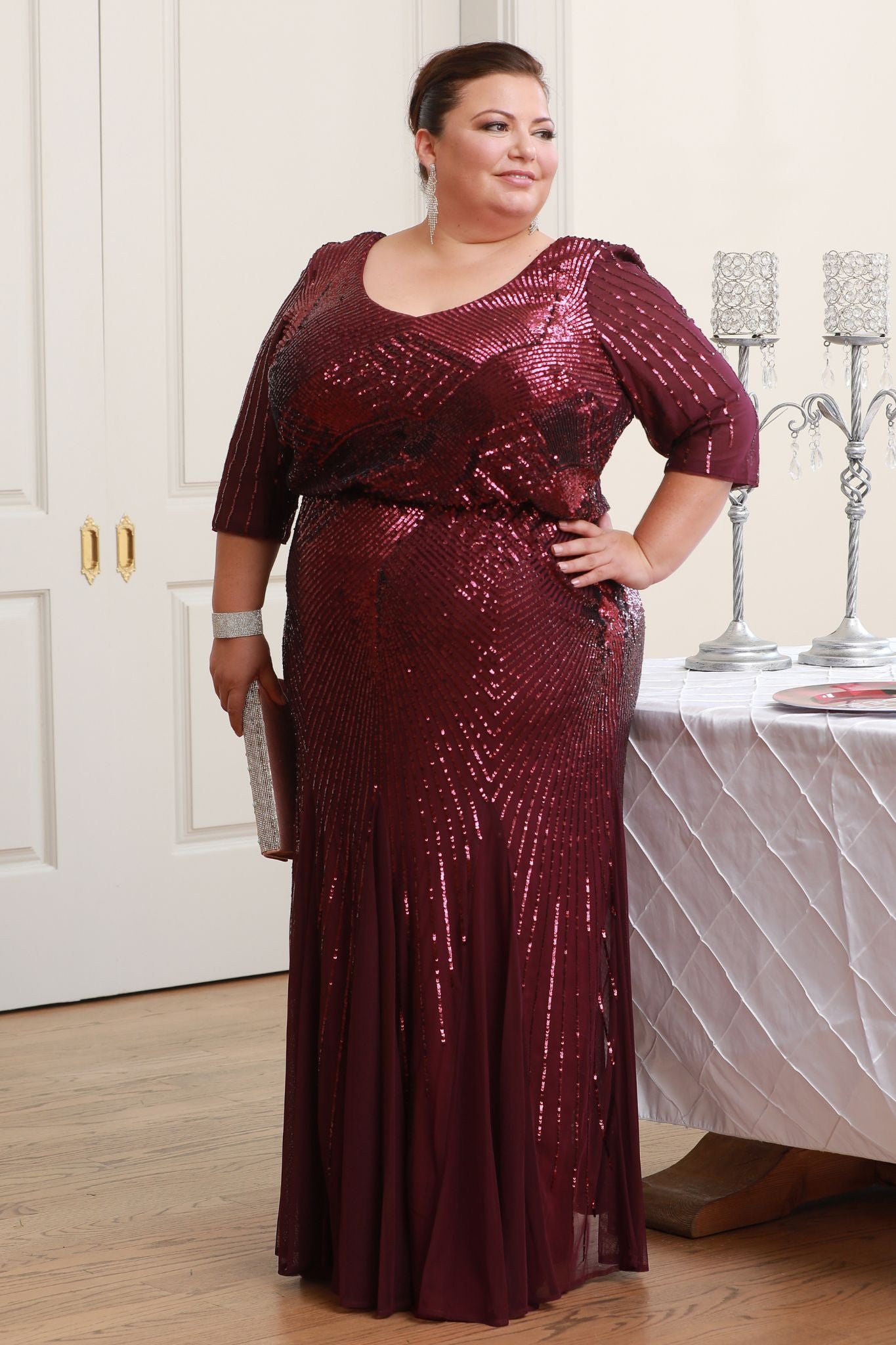 Plus Size Floor Length Formal Evening Gowns for Weddings - Ever