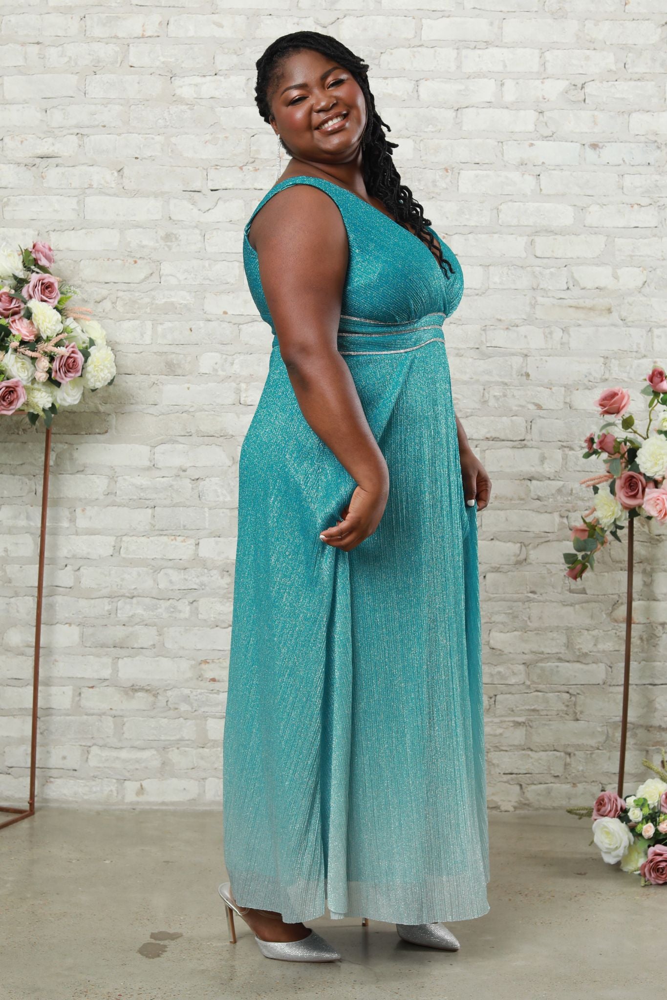 Turquoise Plus Size Cocktail Dresses