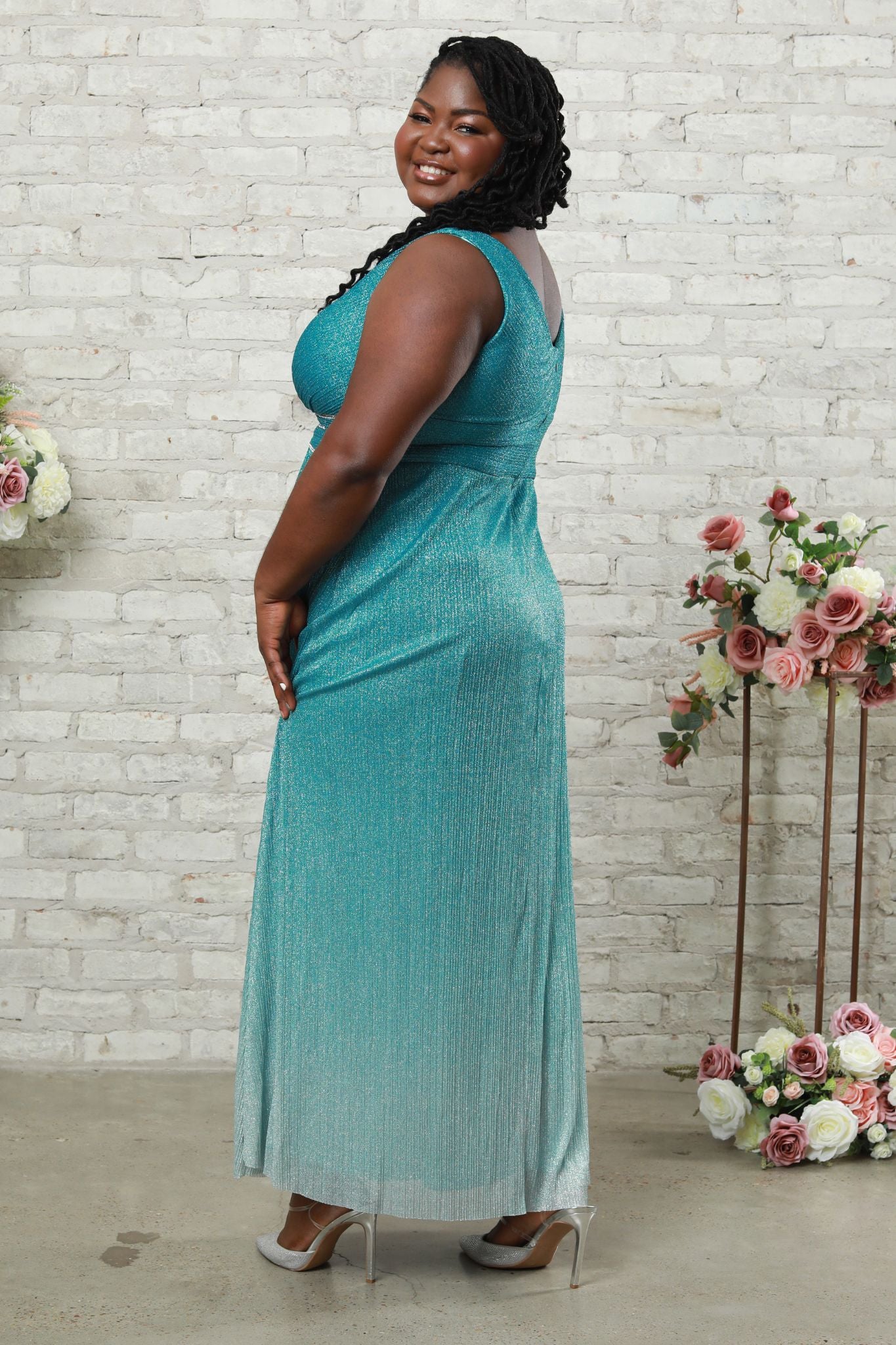 Turquoise Plus Size Cocktail Dresses