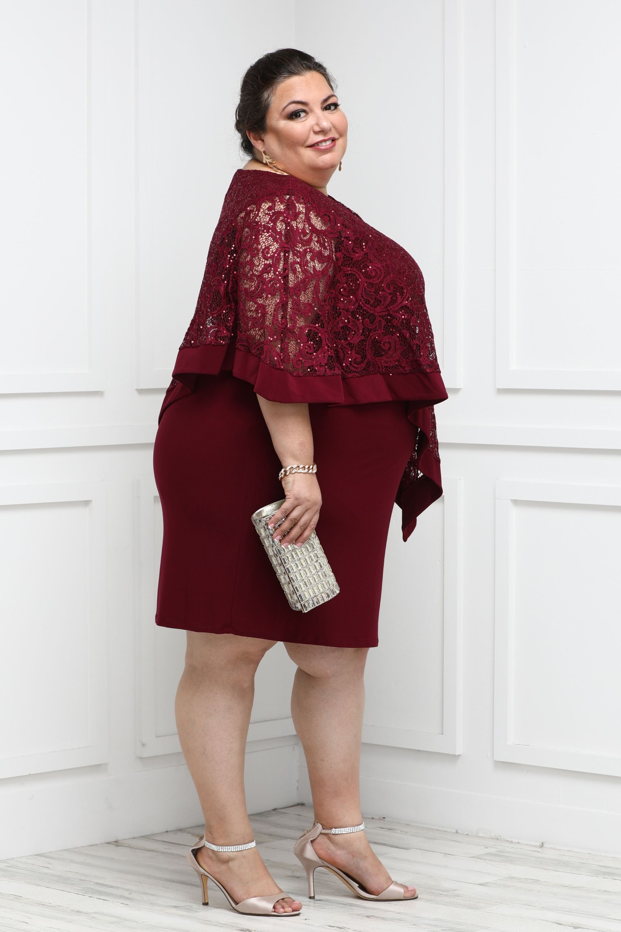 Merlot mother of hot sale the bride dresses