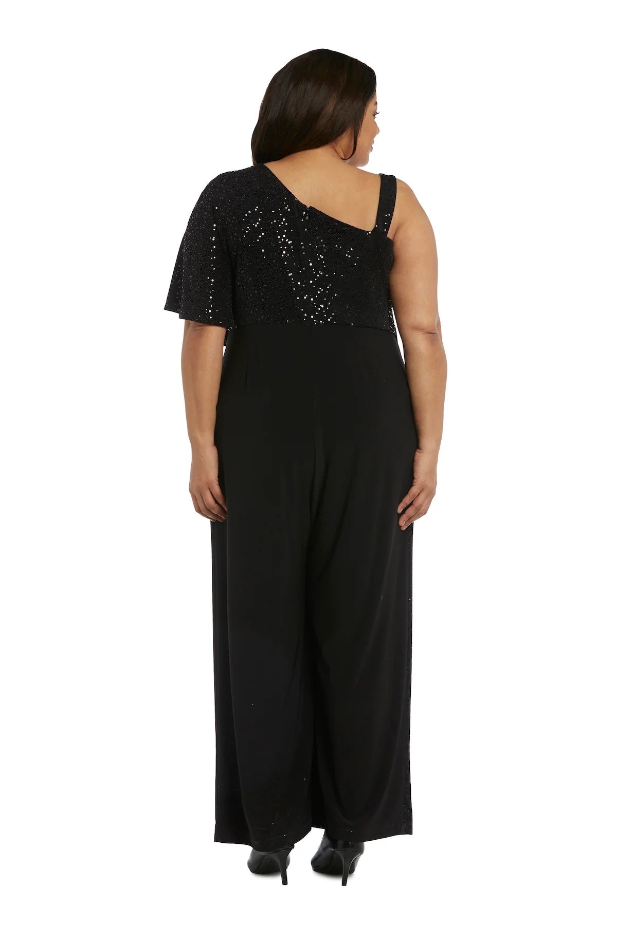 R&m richards rhinestone strap cheap overlay jumpsuit