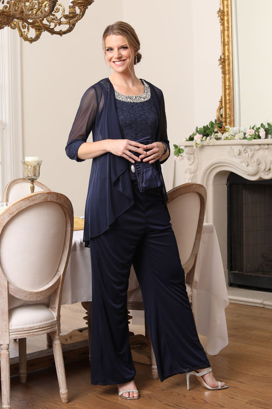 Order Women's Two-piece R&M Richards Pant Suits Petite Dress Online –  SleekTrends