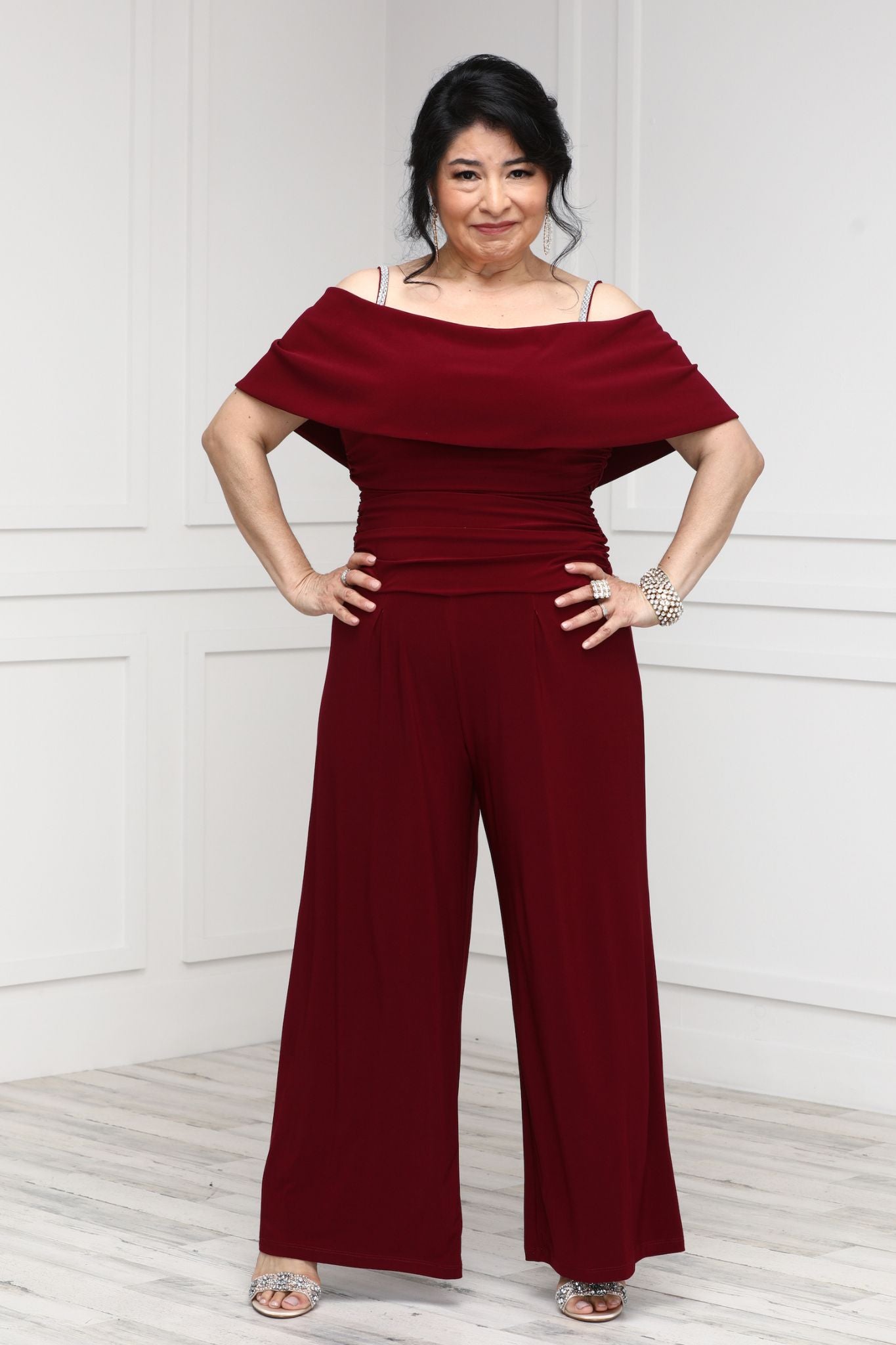 R&m richards one shoulder sales jumpsuit