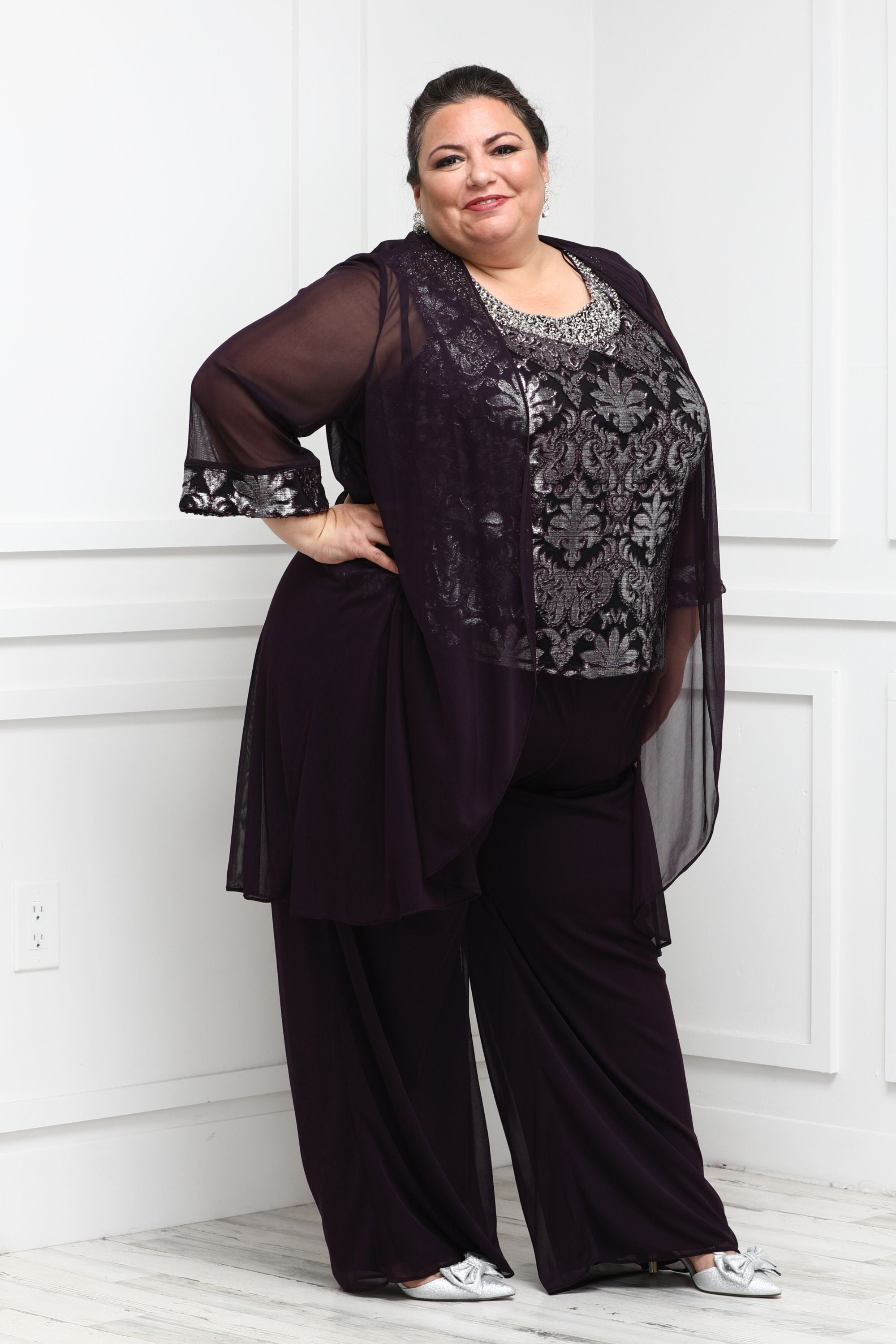 YOURS Plus Size Pink Wide Leg Trousers | Yours Clothing