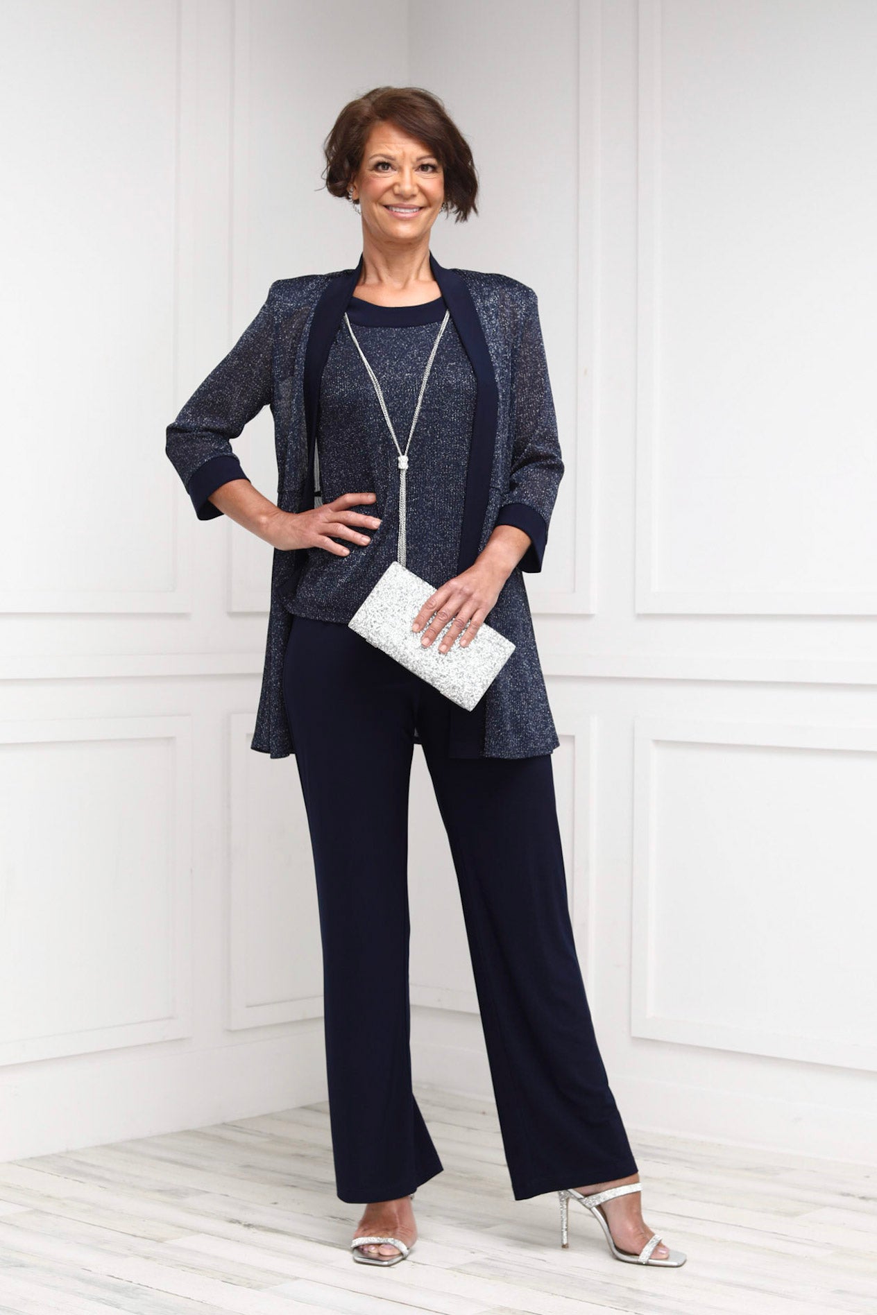 Women's petite dressy pant suits sale