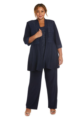 Buy R&M Richards Women's Plus size Two-Piece Pant Suit – SleekTrends