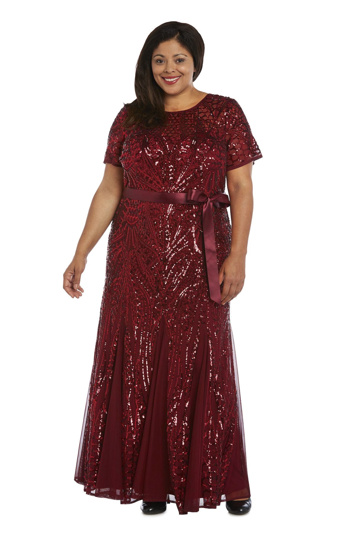 Evening gowns for curvy hot sale women