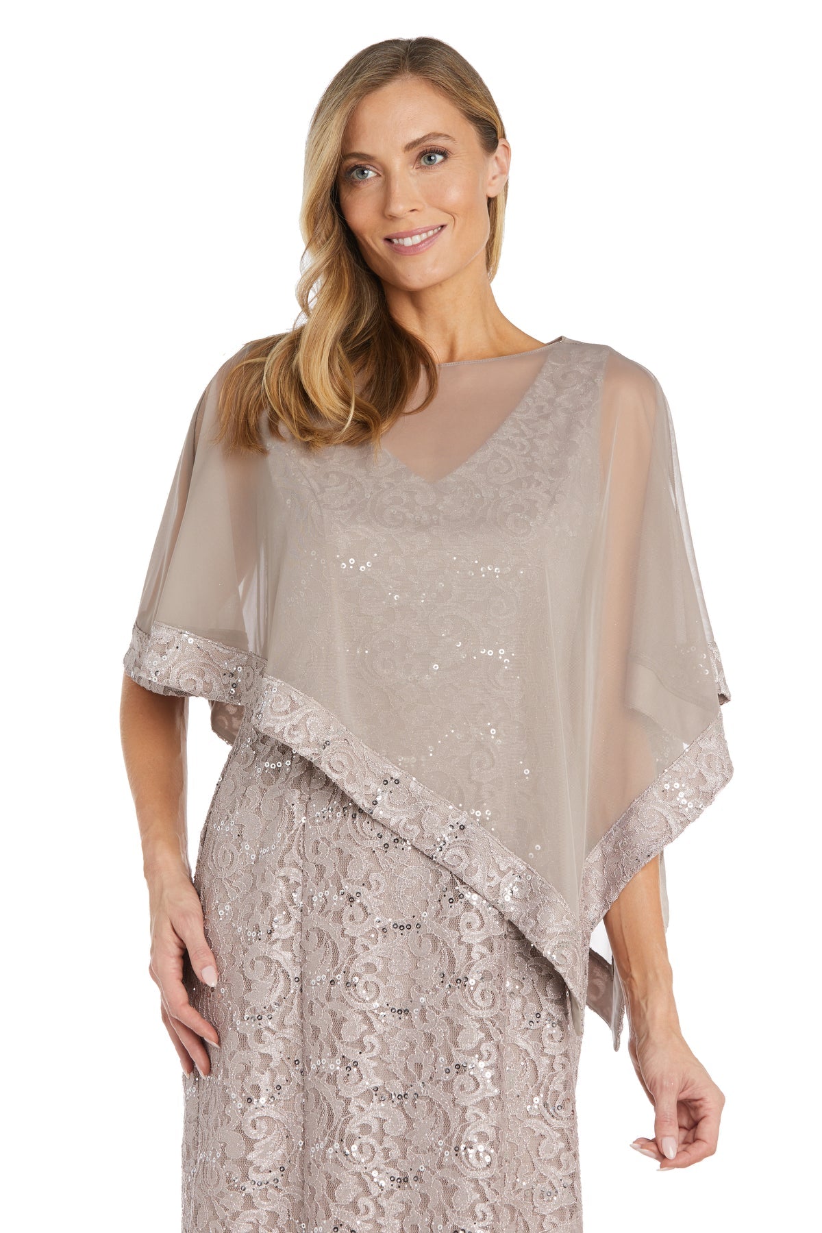 Chiffon deals poncho dress