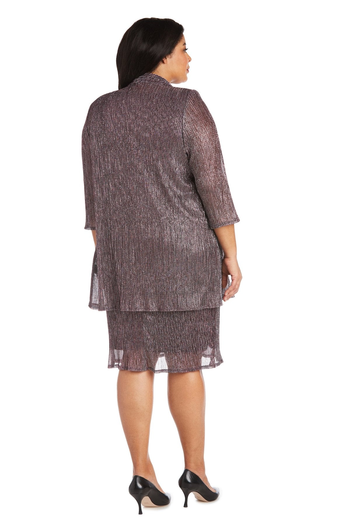 R & m richards embellished dress on sale & duster jacket