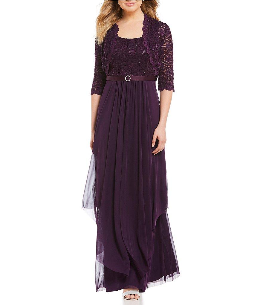 Eggplant mother of the 2025 bride dresses plus size