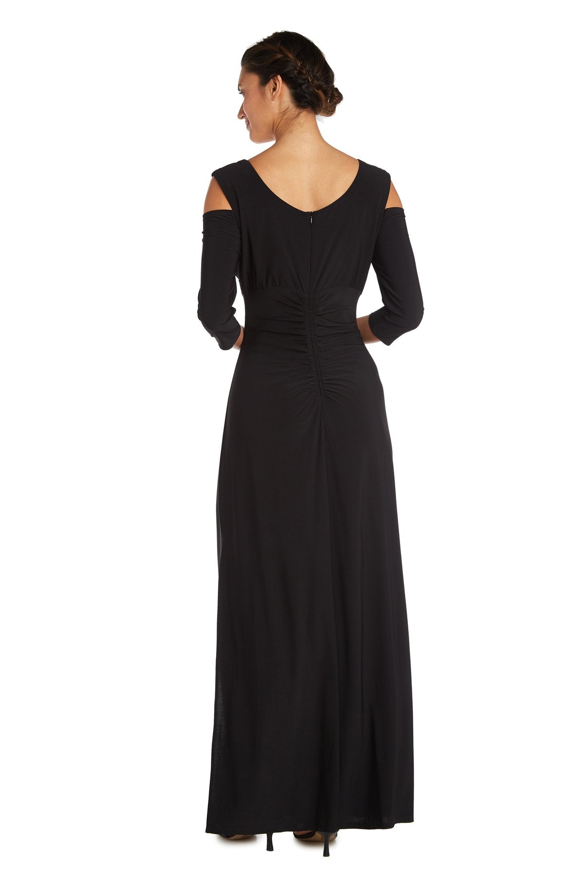 R and m deals richards cold shoulder gown