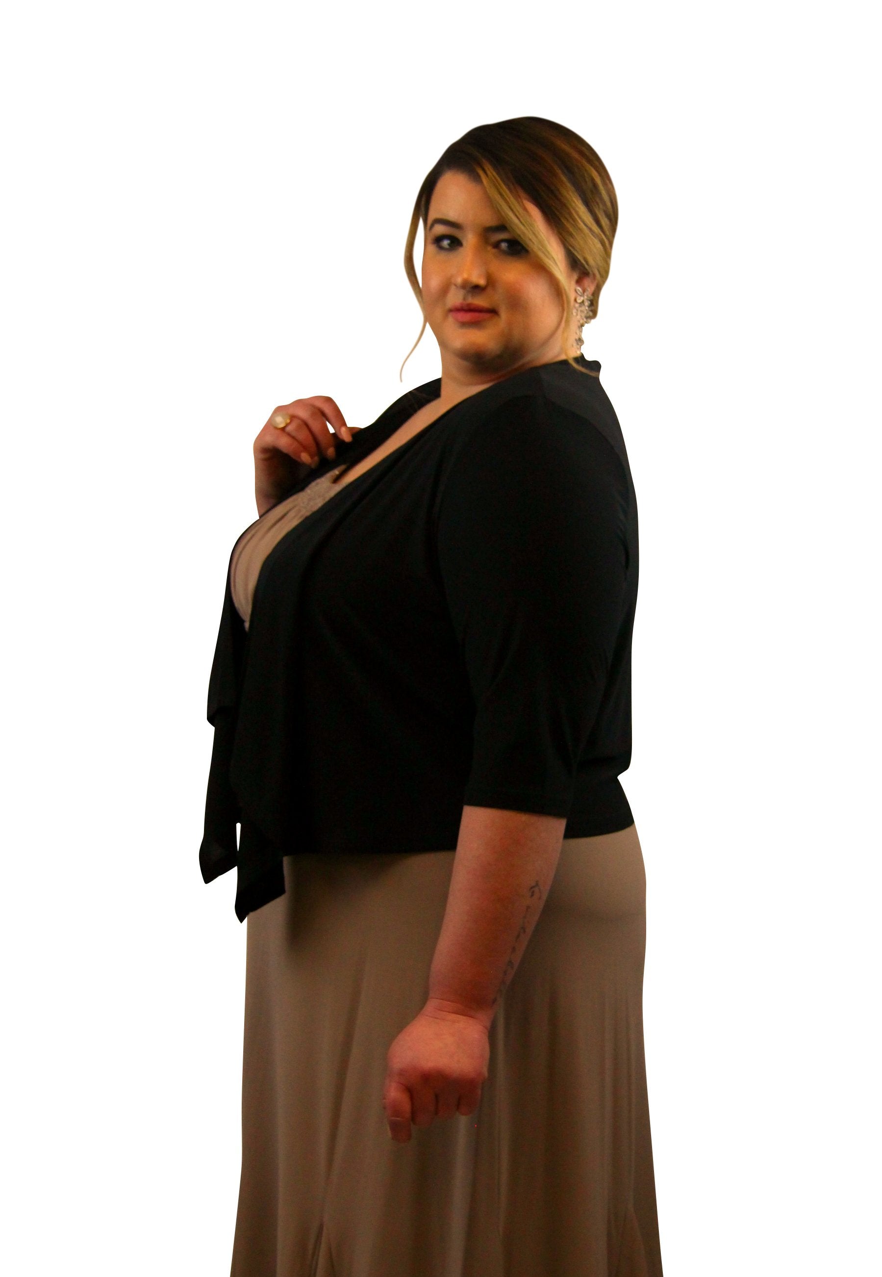 Womens plus size top shrugs