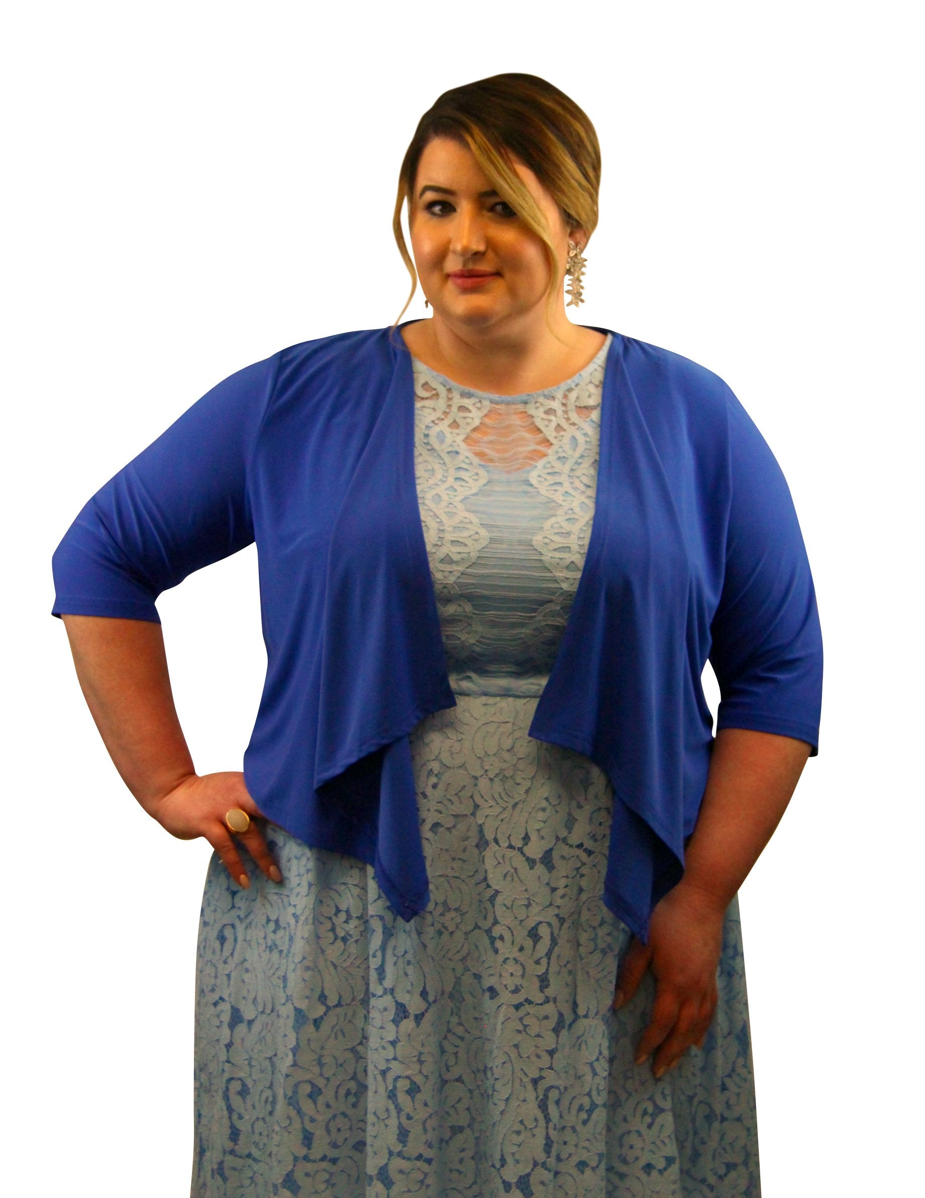 Navy bolero plus clearance size