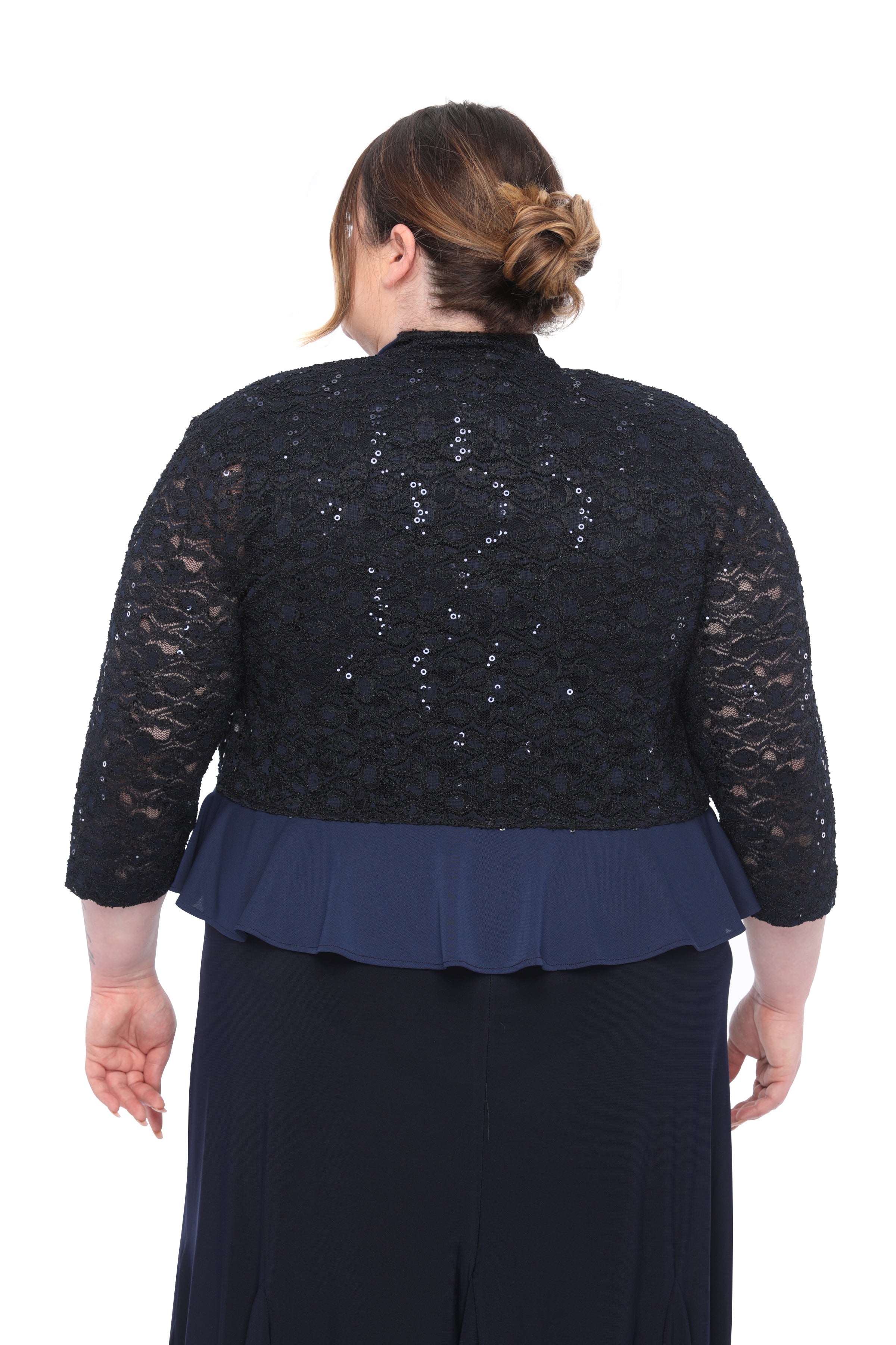 SleekTrends Plus Size Sequin Jacket - SleekTrends | Lace bolero jacket,  Lace bolero, Dressy cardigans