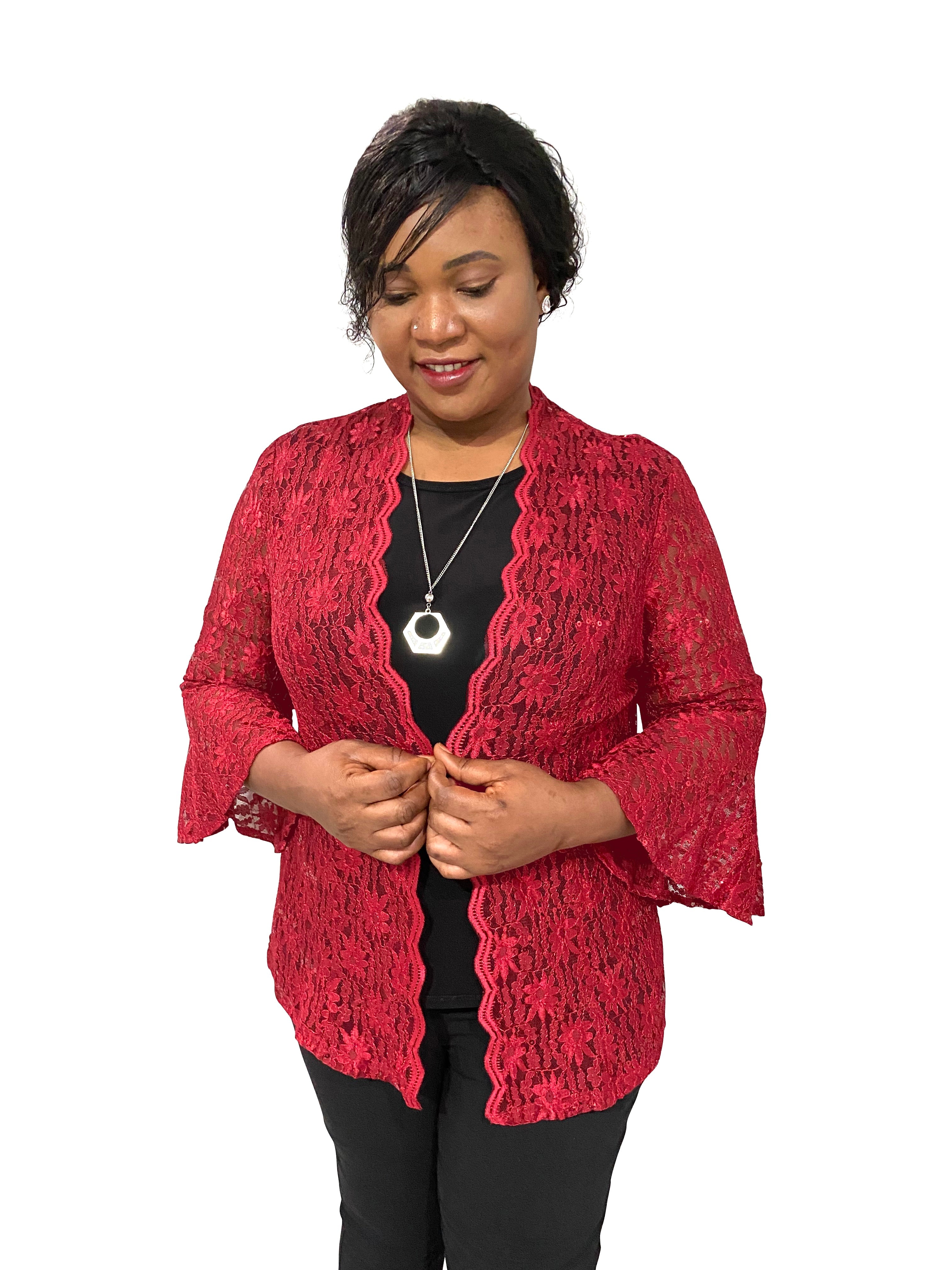 Purchase Plus Size Sequin Jacket SleekTrends